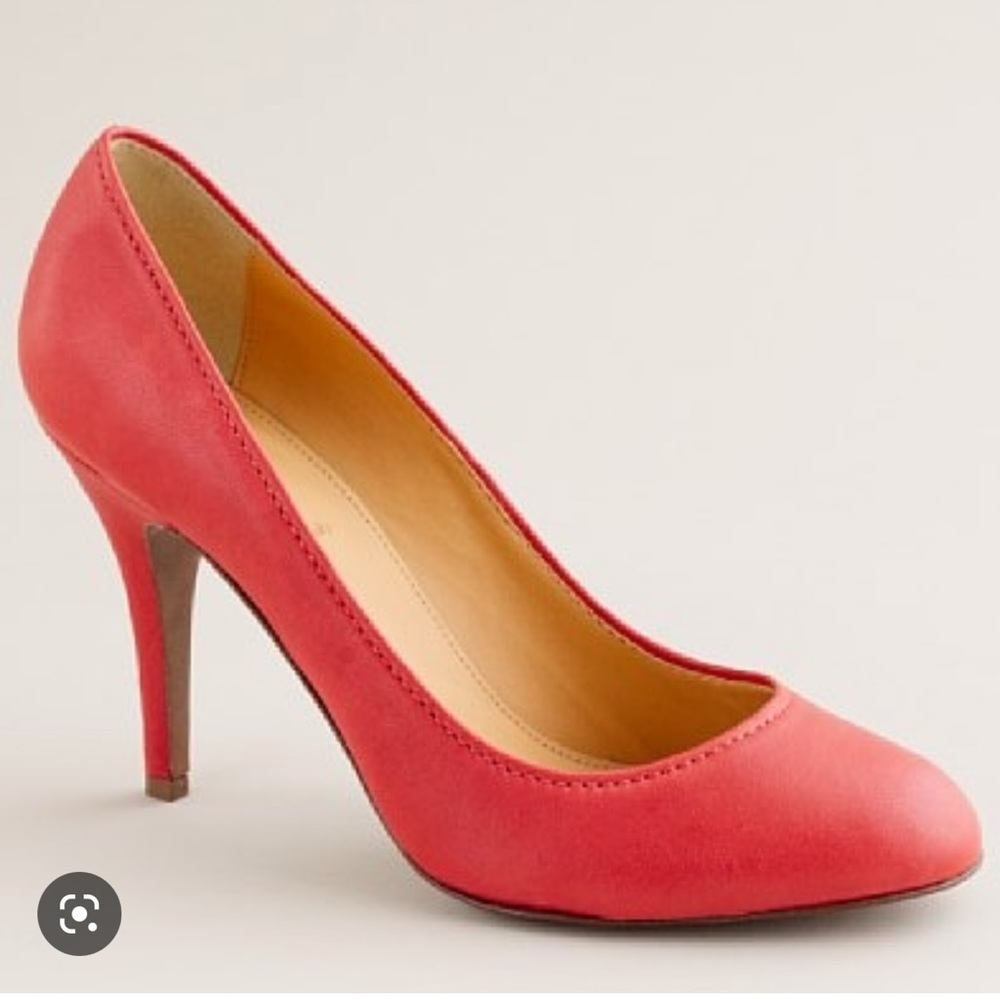 J. Crew Mona Pump in Red Brick